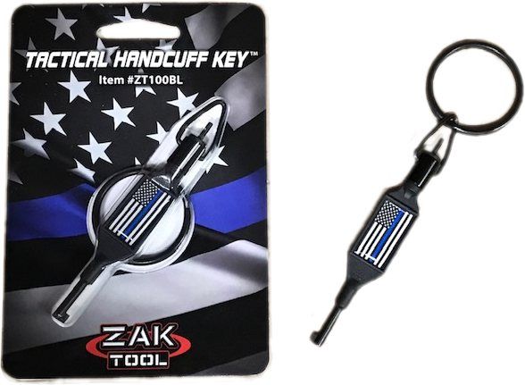 Zak Tool Swivel Key W/ Thin Blue Line