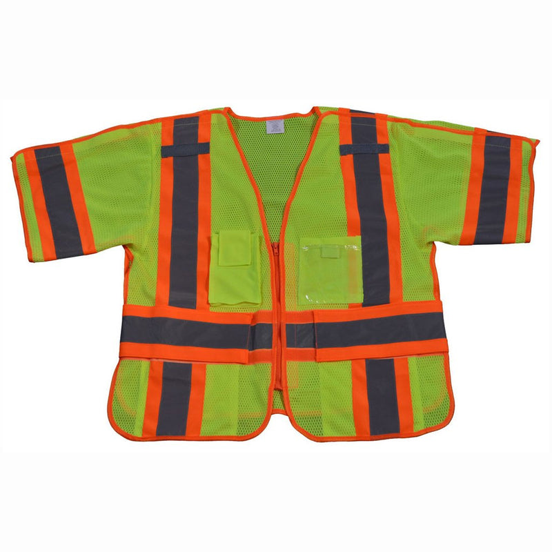 5 Pocket ANSI Class 3 Vest | Lime Mesh