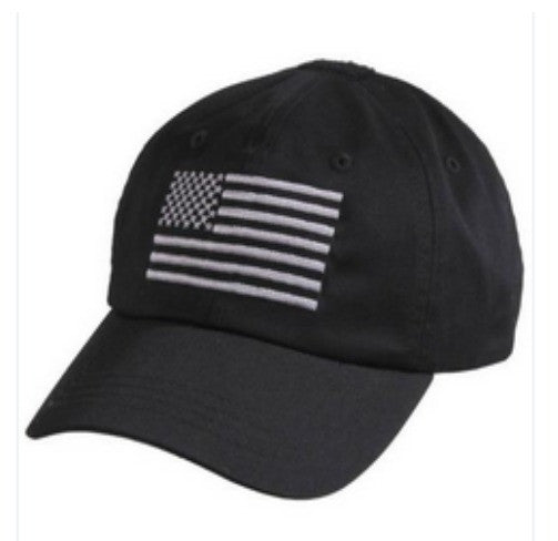 Tactical Operator Cap With US Flag | Black