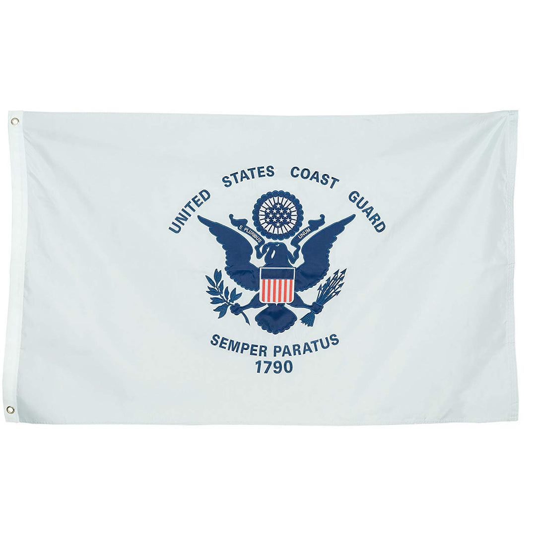 United States Coast Guard Double Sided Embroidered Flag | Multiple Sizes
