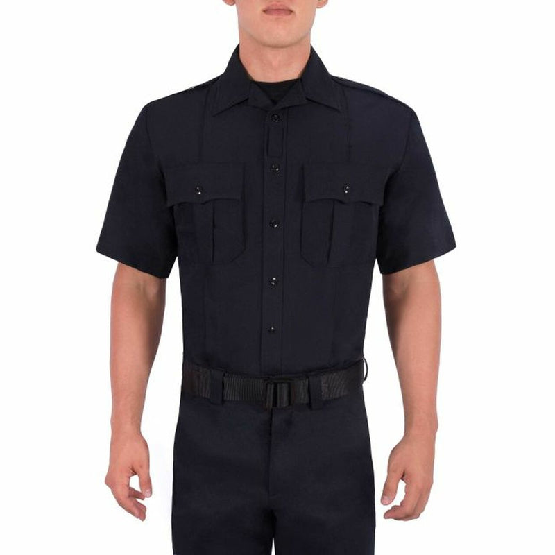 Blauer Short Sleeve Polyester SuperShirt with NYPD Patches
