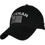 Veteran Baseball Cap | Black/Silver