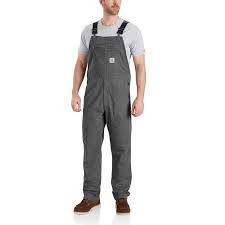 Rugged Flex Relaxed Fit Canvas Bib Overall | Gravel