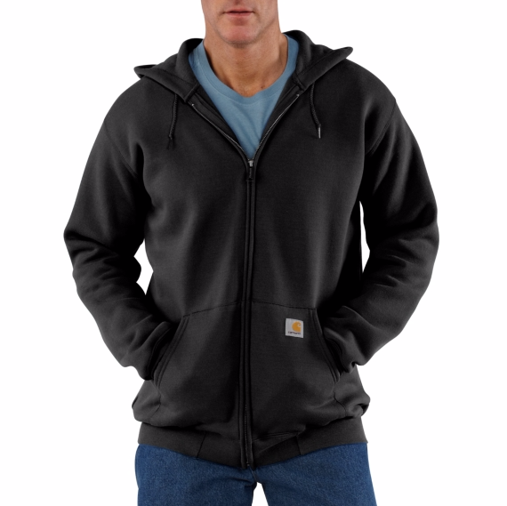 Carhartt Paxton Heavyweight Hooded Zip-front Sweatshirt | Black ...