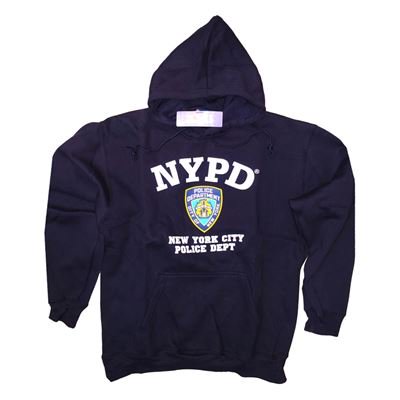 Officially Licenced NYPD Kids Pull Over Hoodie | Navy