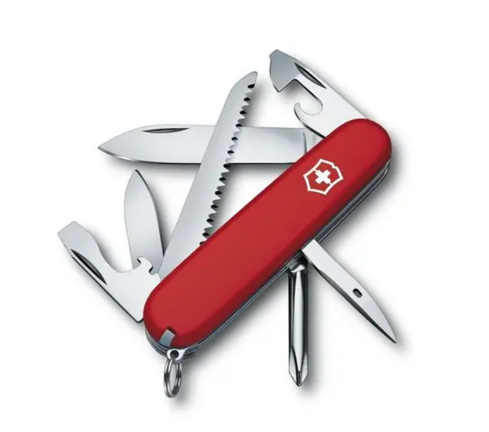 Hiker Swiss Army Knife in Red