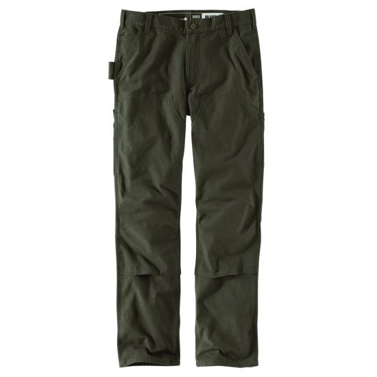 Relaxed Fit Duck Double Front Work Pant | Tarmac
