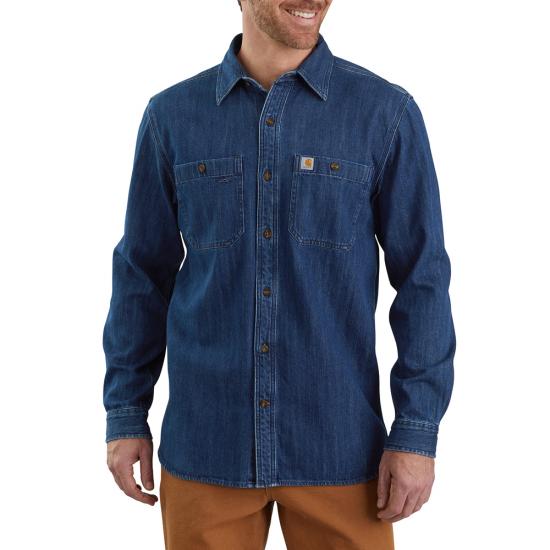 Carhartt Heavyweight Denim Long Sleeve Shirt