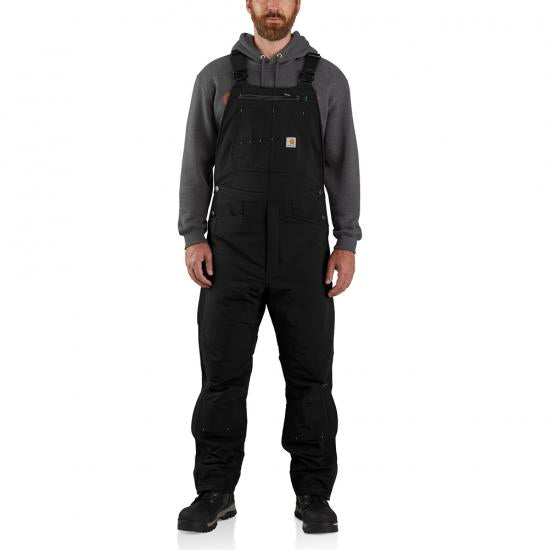 Carhartt Super Dux™ Relaxed Fit Insulated Bib Overall in Black