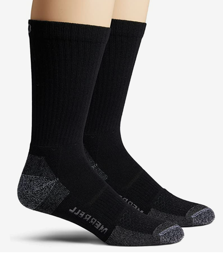 Merrell Rugged Safety Toe Socks 2-Pair