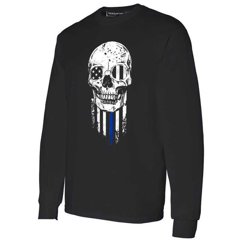 Thin Blue Line "Skeleton" Long Sleeve Shirt