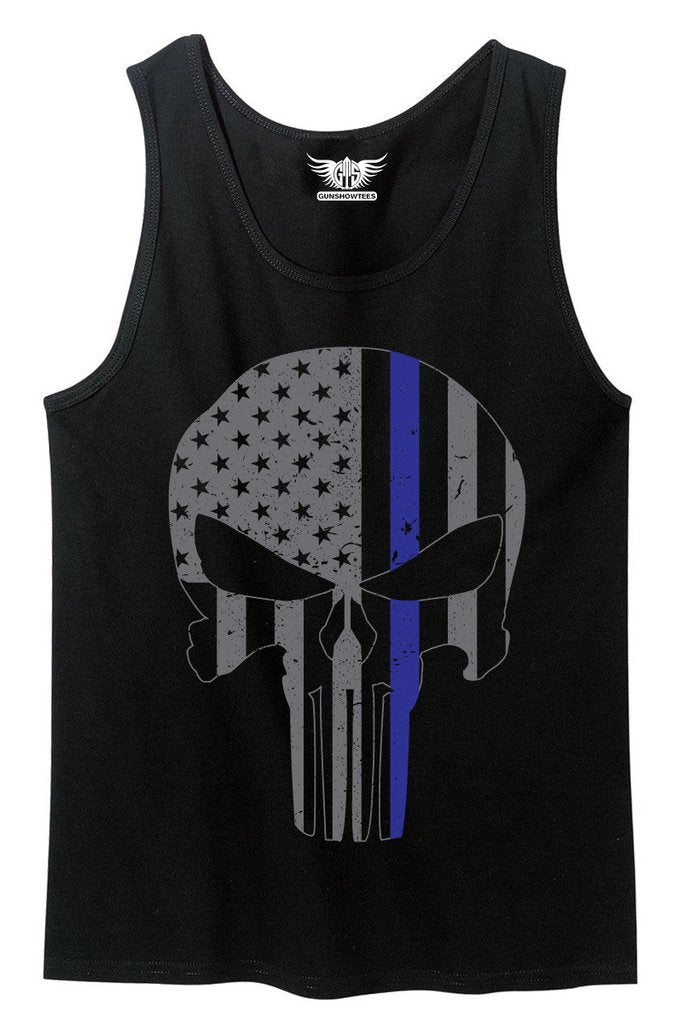 Thin Blue Line "Skull" Tank