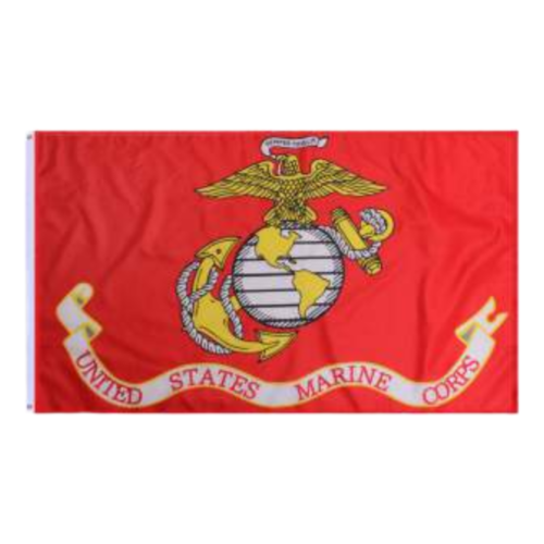 Marine Corps Double Sided 3x5 Flag